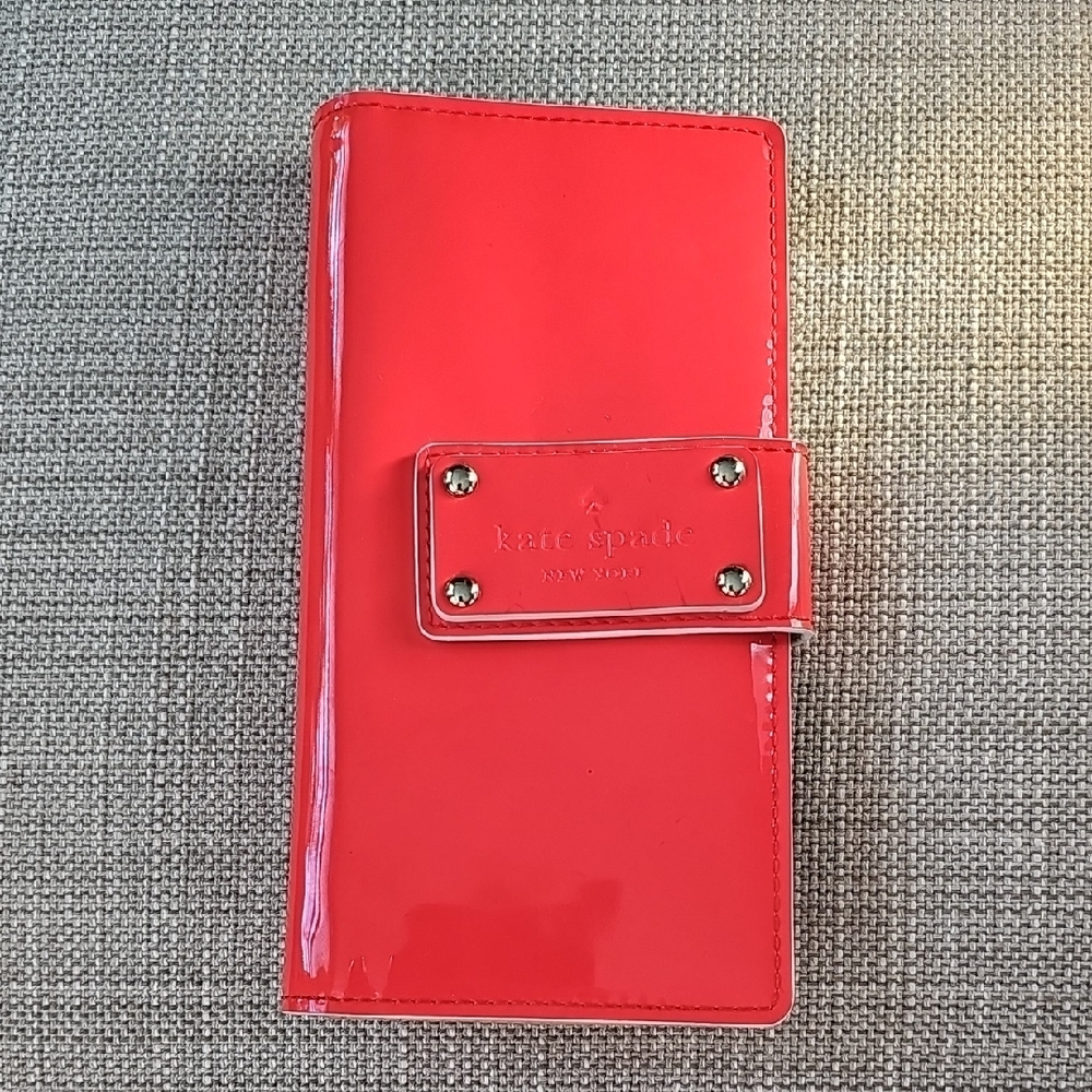 Kate Spade Red Patent Leather Wallet